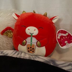 Baiden Dragon with boba SQUISHMALLOW NWT